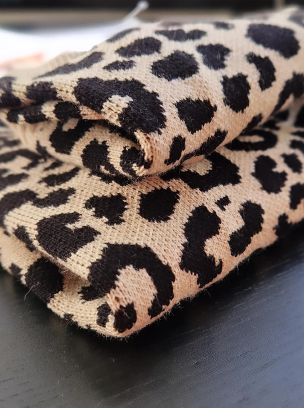 Camisola de Malha para Cães – "Estilo Selvagem & Chic"