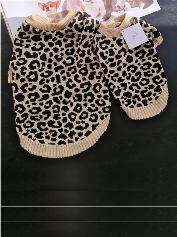 Camisola de Malha para Cães – "Estilo Selvagem & Chic"