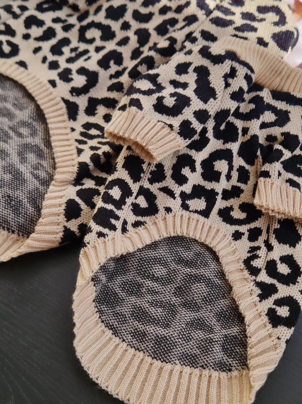 Camisola de Malha para Cães – "Estilo Selvagem & Chic"