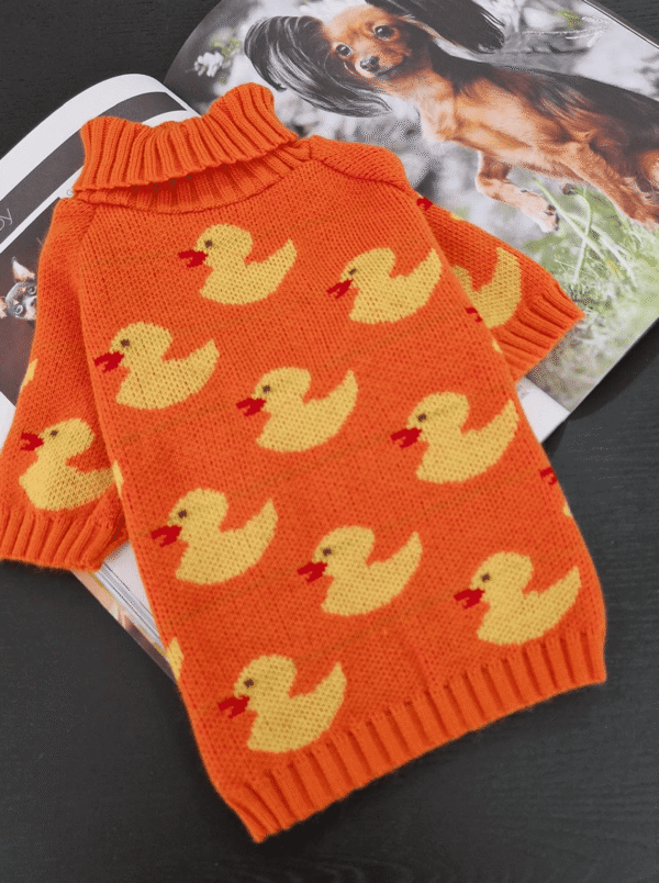 Camisola de Malha para Cão – Padrão Patinhos