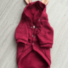 Camisola para cão com capuz – Modelo Coelhinho (Bordeaux)