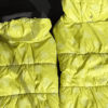 Colete Acolchoado para Cão com Capuz – Corações Verde Lima
