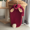 Camisola para cão com capuz – Modelo Coelhinho (Bordeaux)