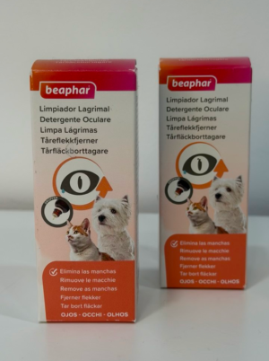 Beaphar Limpa Lágrimas – Limpador Ocular para Cães e Gatos