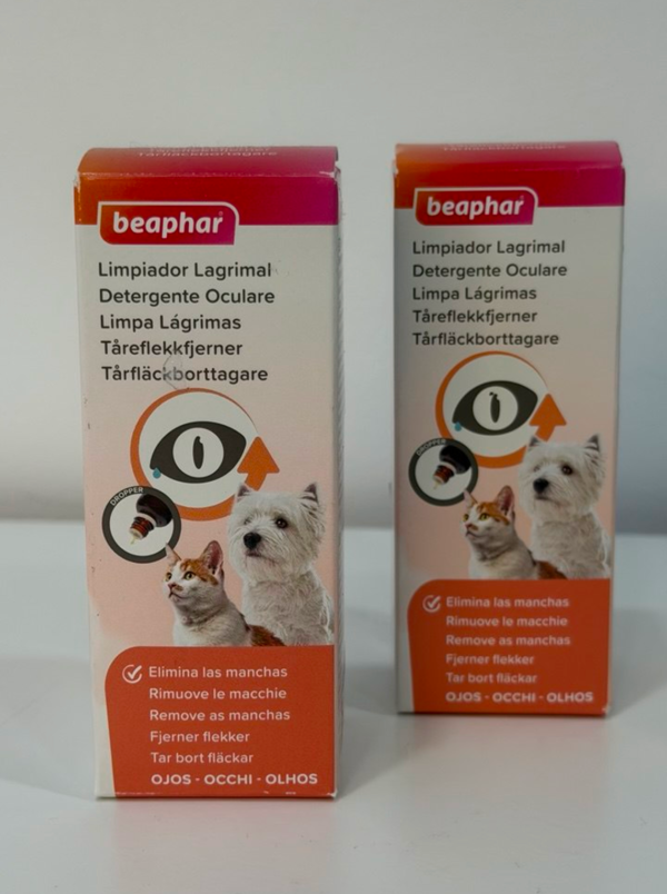 Beaphar Limpa Lágrimas – Limpador Ocular para Cães e Gatos