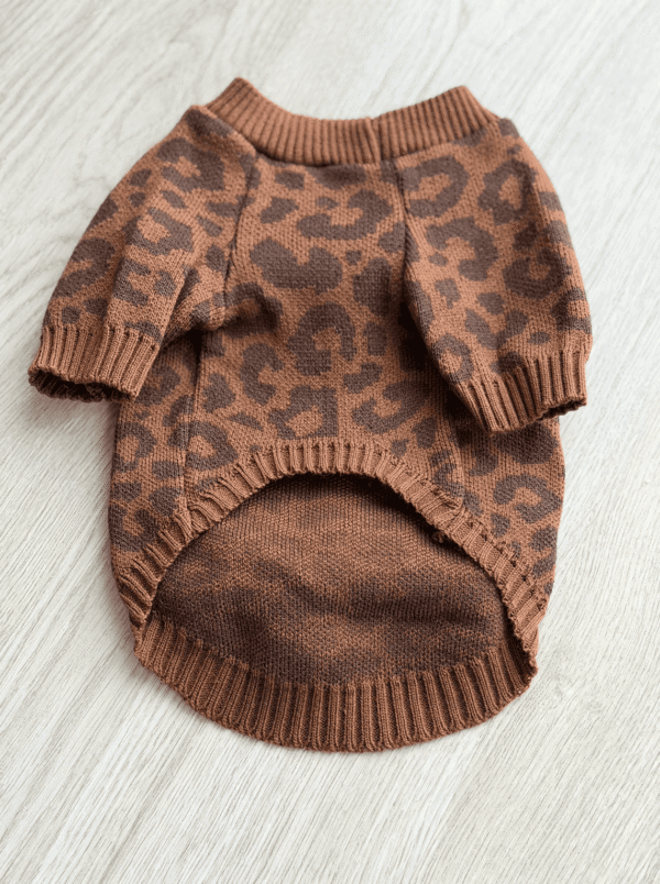 Camisola de Malha para Cães – "Estilo Selvagem & Chic"