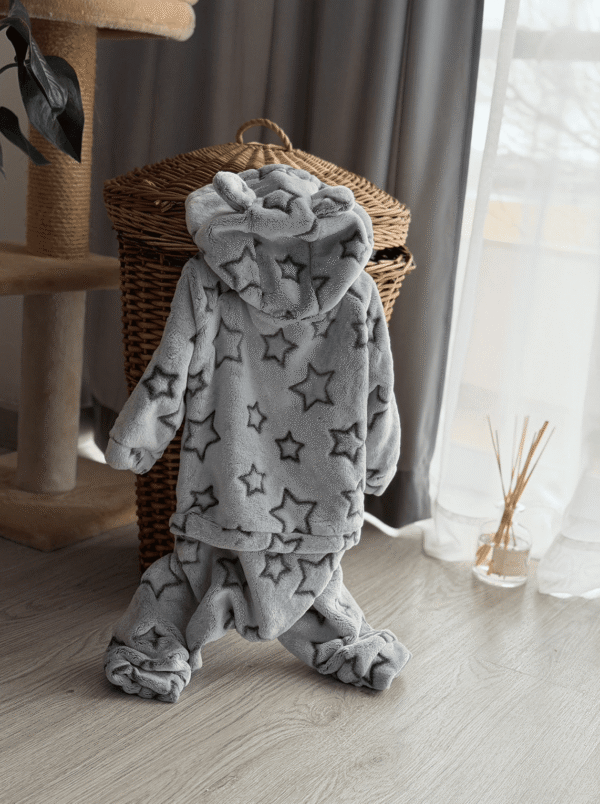 Pijama Polar para Cão com Capuz e Orelhinhas