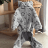 Pijama Polar para Cão com Capuz e Orelhinhas