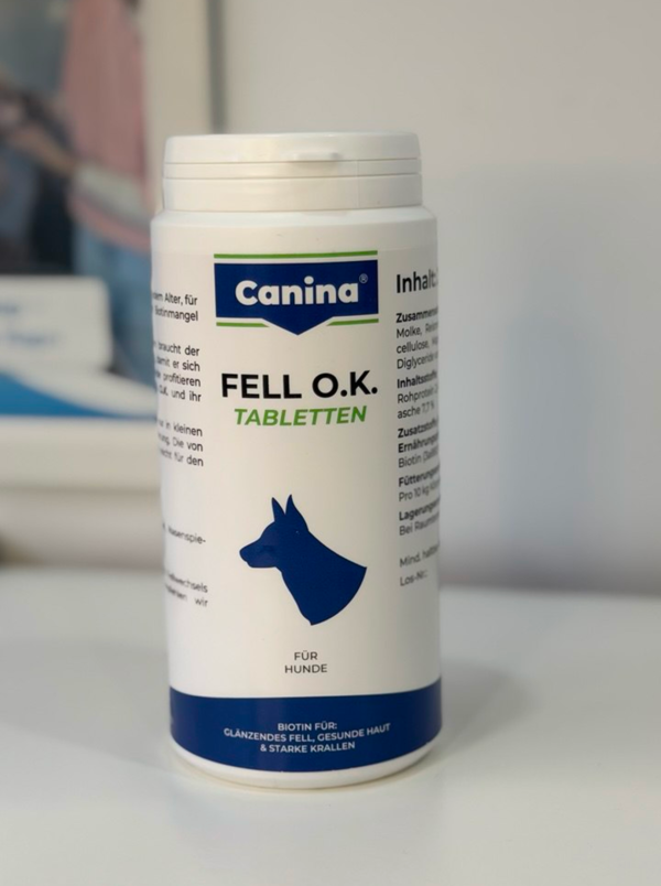 Suplemento de Biotina para Cães – Canina "FELL O.K."