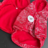 Hoodie "Silver Shine" Vermelho — Coleção Exclusiva Estilo da Tatiana