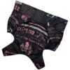 Fato impermeável para cão – Preto com estampado rosa